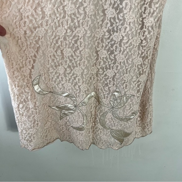 Vintage Vanity Fair Lingerie 1950’s Tricot Nylon and Lace Slip Dress Size 38 M - Picture 7 of 14